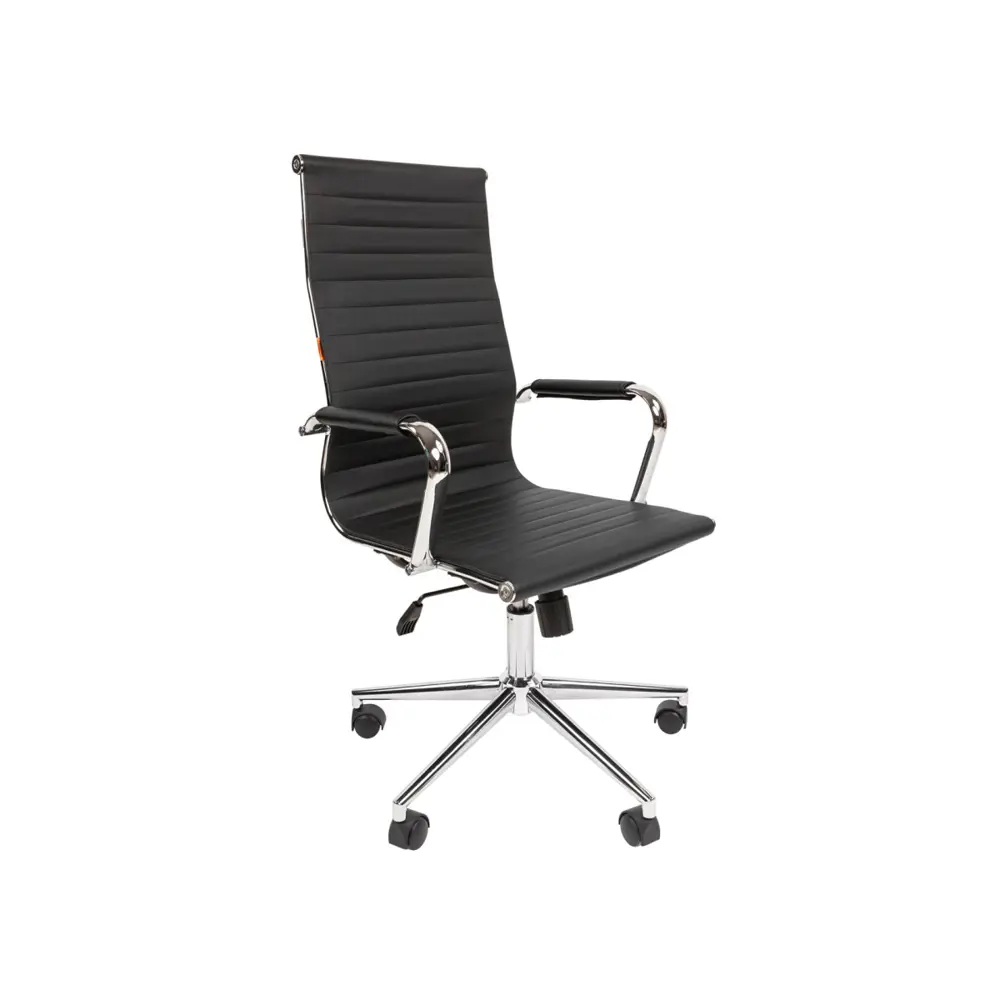 Фото Офисное кресло Тайпит Майерс 70x108.5x70 см эко кожа цвет черный Фото Офисное кресло Тайпит Майерс 70x108.5x70 см эко кожа цвет черный