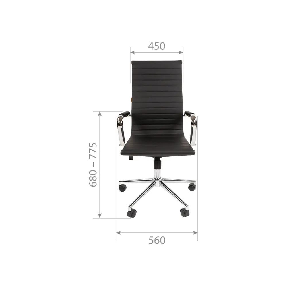 Фото 5 Офисное кресло Тайпит Майерс 70x108.5x70 см эко кожа цвет черный Фото 5 Офисное кресло Тайпит Майерс 70x108.5x70 см эко кожа цвет черный