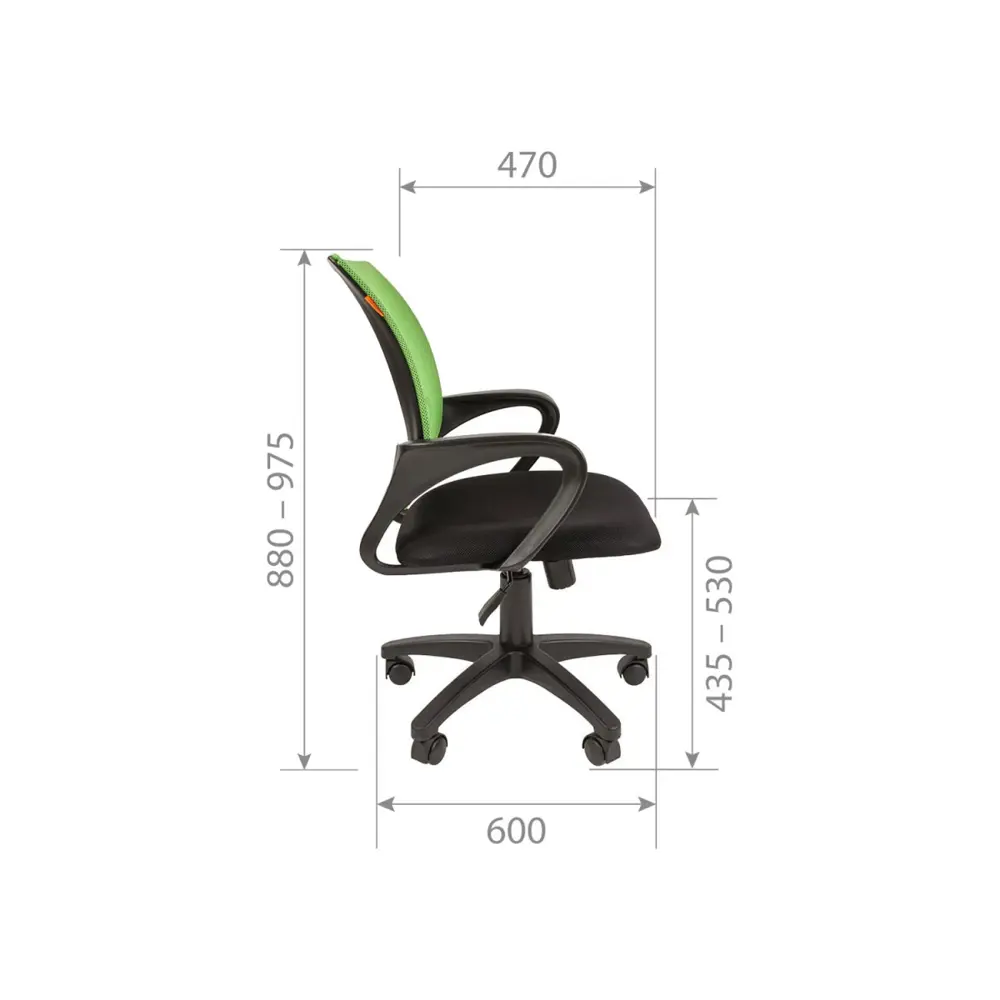 Фото 3 Офисное кресло Тайпит Вайпер 9 173120 60x88x60 см ткань цвет черный Фото 3 Офисное кресло Тайпит Вайпер 9 173120 60x88x60 см ткань цвет черный