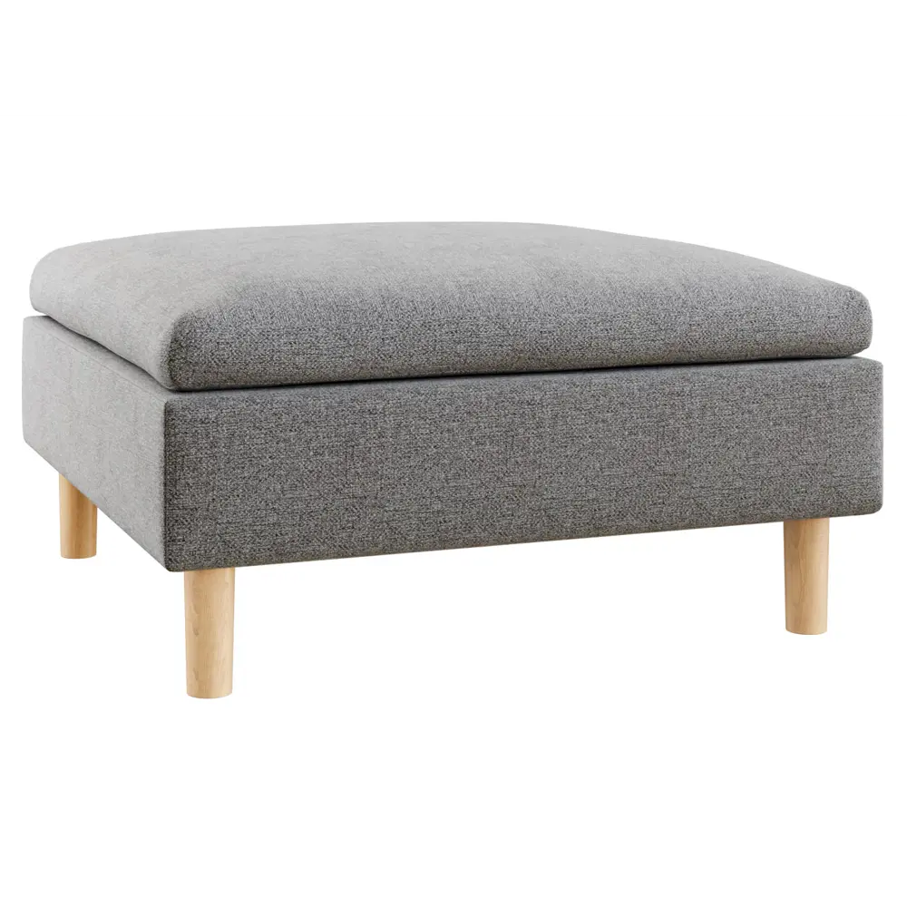 Фото 4 Пуф рогожка Правила мебели Армана 187048, 45x95 см, цвет серый Фото 4 Пуф рогожка Правила мебели Армана 187048, 45x95 см, цвет серый