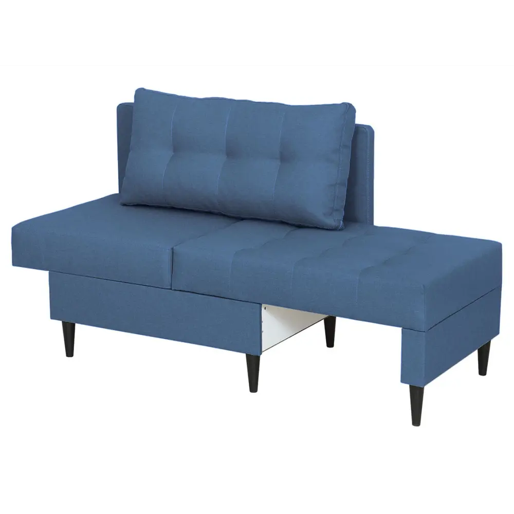 Фото 3 Диван раскладной Правила мебели Астен мини 104x78x67 см рогожка цвет синий/рогожка Фото 3 Диван раскладной Правила мебели Астен мини 104x78x67 см рогожка цвет синий/рогожка