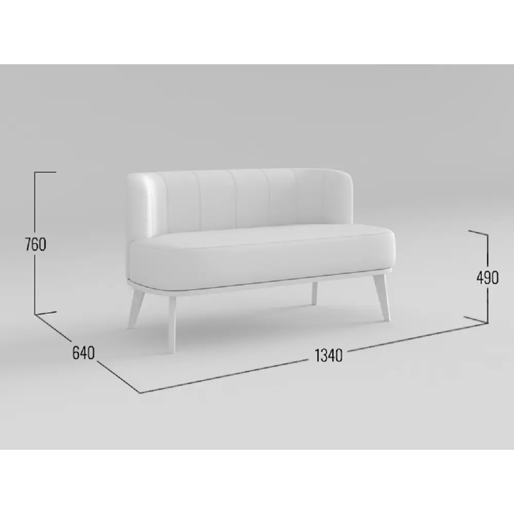 Фото 4 Диван прямой Правила мебели Грета 178053 134x76x64 см искусственный мех цвет крем, искусственный мех Фото 4 Диван прямой Правила мебели Грета 178053 134x76x64 см искусственный мех цвет крем, искусственный мех