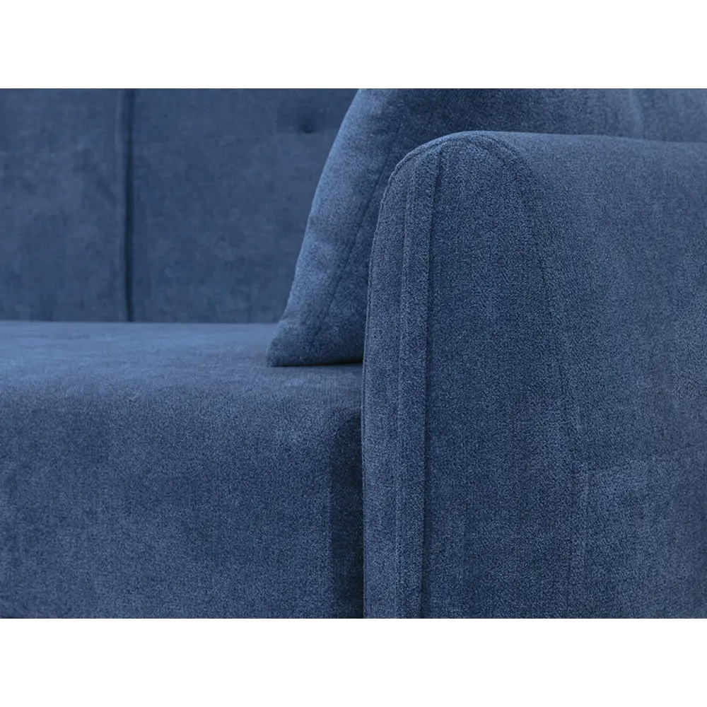 Фото 6 Диван раскладной Правила мебели Адель 170x82x89 см велюр цвет синий/велюр