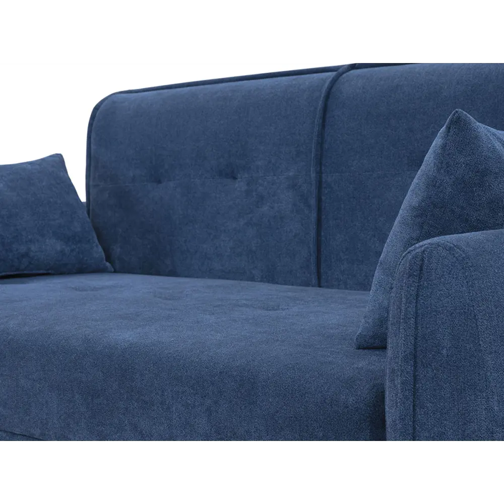 Фото 7 Диван раскладной Правила мебели Адель 170x82x89 см велюр цвет синий/велюр