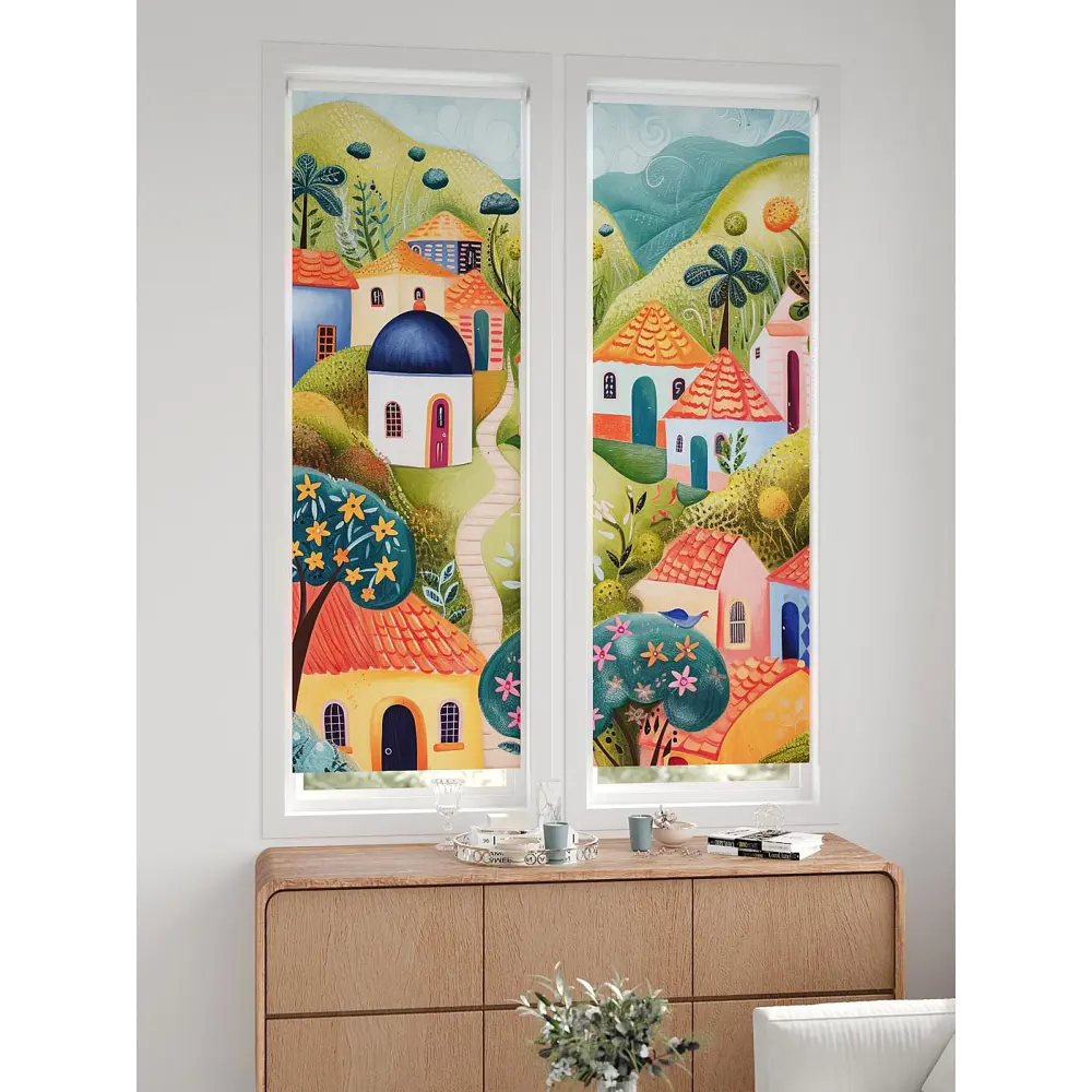 Фото 7 Рулонная штора блэкаут At Home НокретAT785047057, 57x170см, цвет бежевый, зеленый, бирюзовый Фото 7 Рулонная штора блэкаут At Home НокретAT785047057, 57x170см, цвет бежевый, зеленый, бирюзовый