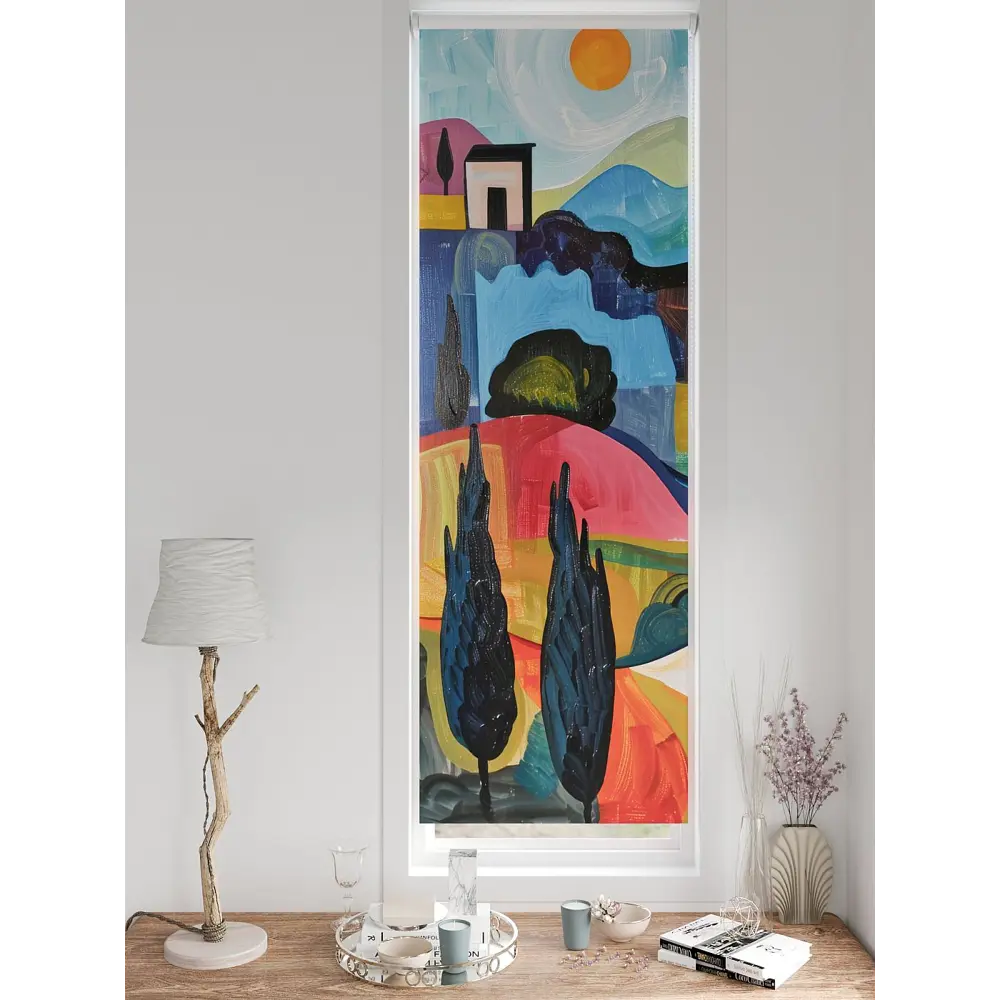 Фото 3 Рулонная штора блэкаут At Home НокретAT785051057, 57x170см, цвет зеленый, синий, серый, оранжевый Фото 3 Рулонная штора блэкаут At Home НокретAT785051057, 57x170см, цвет зеленый, синий, серый, оранжевый