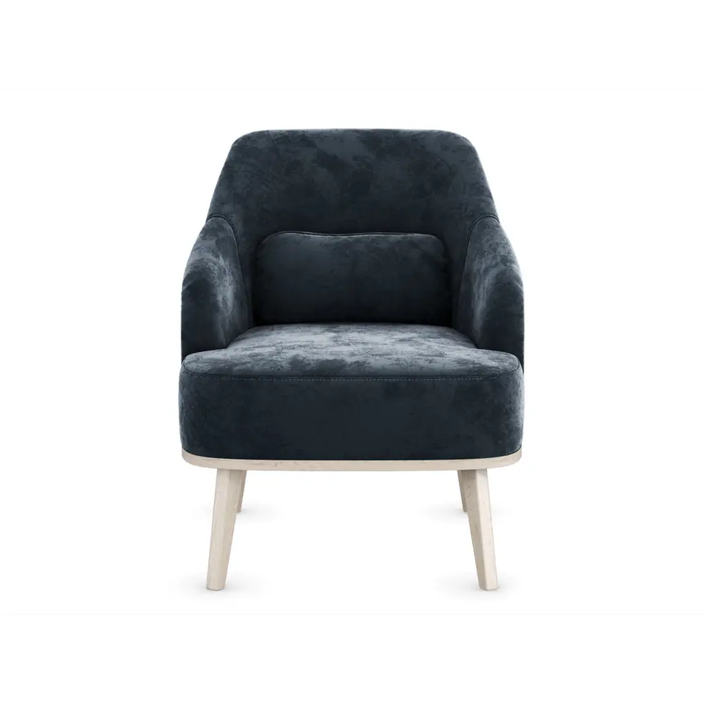 Фото 2 Кресло Элегия Лоренцо 67x79x79 см велюр цвет графит, микровелюр