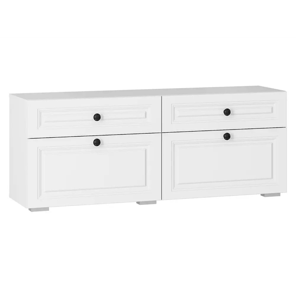 Фото 2 Тумба под телевизор Bts 171797 140.2x55.2x37.2 см ЛДСП цвет белый Фото 2 Тумба под телевизор Bts 171797 140.2x55.2x37.2 см ЛДСП цвет белый