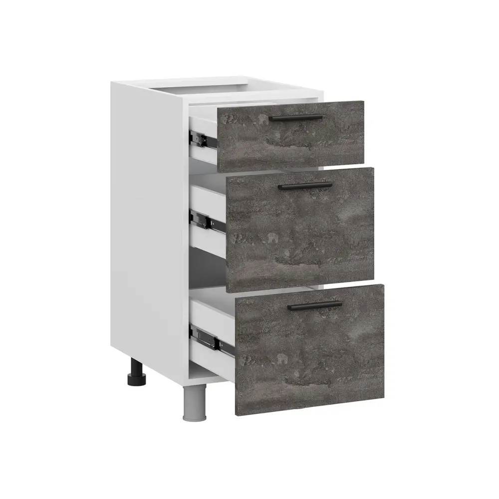 Фото 6 Кухонный гарнитур Sv-мебель Модус 175539 150x214.4x50.6 см ЛДСП цвет серый Фото 6 Кухонный гарнитур Sv-мебель Модус 175539 150x214.4x50.6 см ЛДСП цвет серый