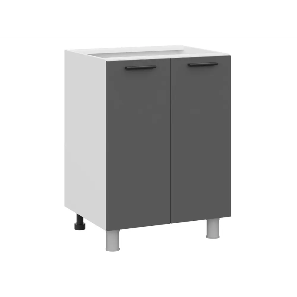 Фото 7 Кухонный гарнитур Sv-мебель Модус 175540 150x214.4x50.6 см ЛДСП цвет серый