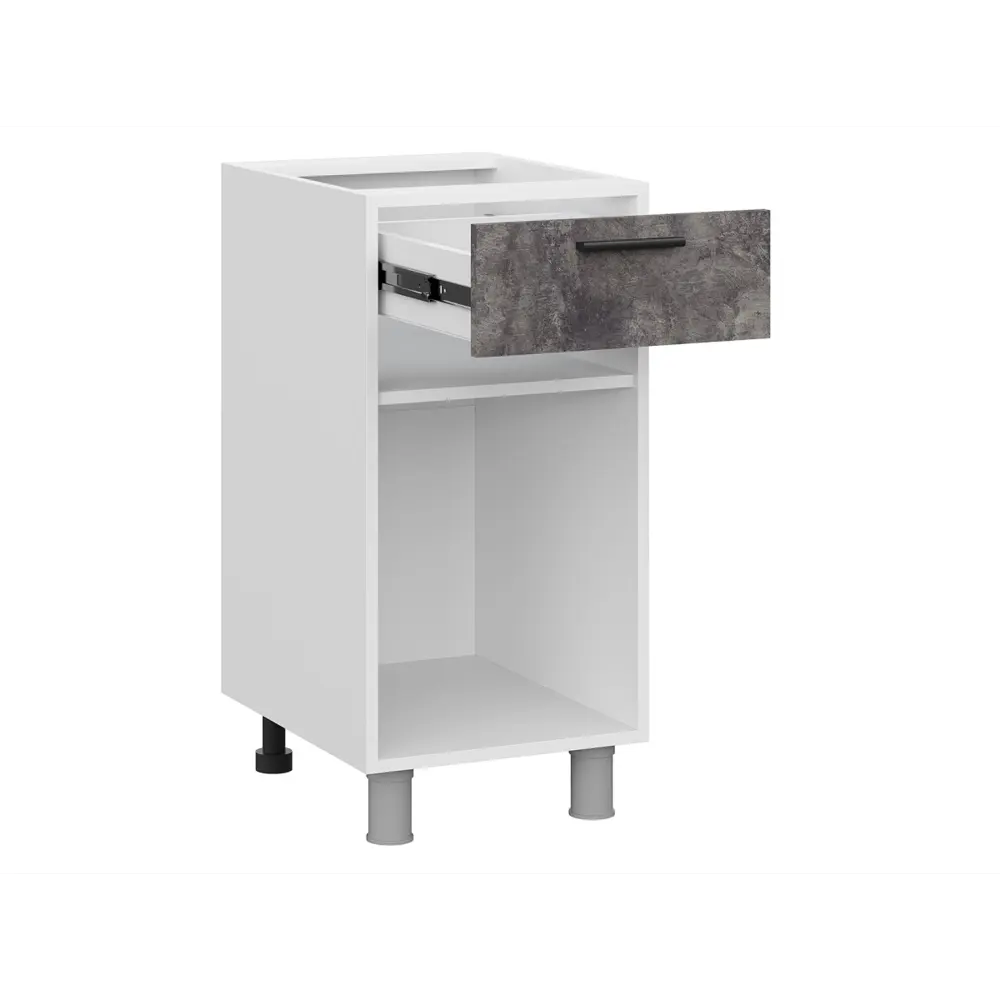 Фото 5 Кухонный гарнитур Sv-мебель Модус 176039 150x214.4x50.6 см ЛДСП цвет серый