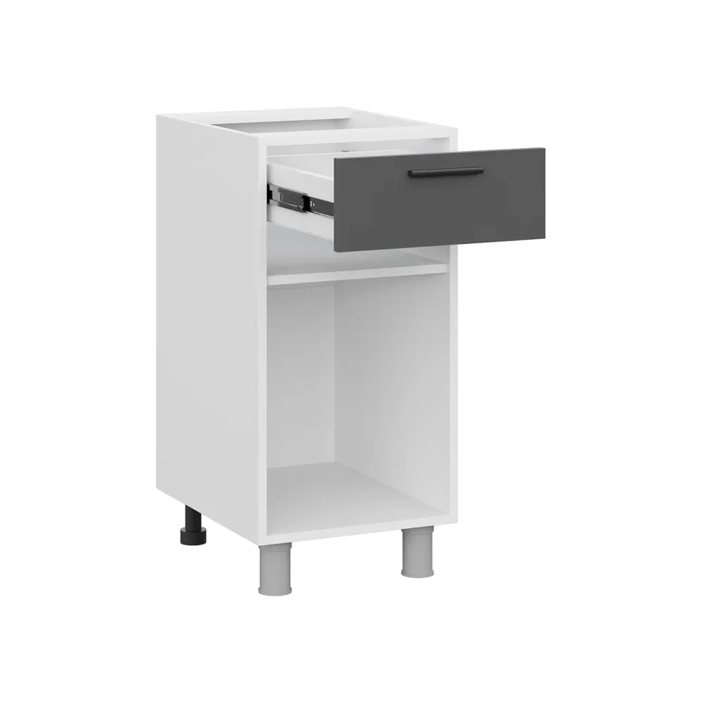 Фото 5 Кухонный гарнитур Sv-мебель Модус 175540 150x214.4x50.6 см ЛДСП цвет серый