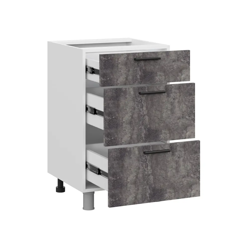 Фото 5 Кухонный гарнитур Sv-мебель Модус 175125 210x250.4x53.8 см ЛДСП цвет серый