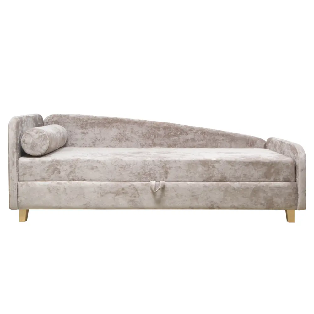 Фото 3 Диван прямой Правила мебели 187199 211x77x91 см велюр цвет бежевый, велюр Фото 3 Диван прямой Правила мебели 187199 211x77x91 см велюр цвет бежевый, велюр