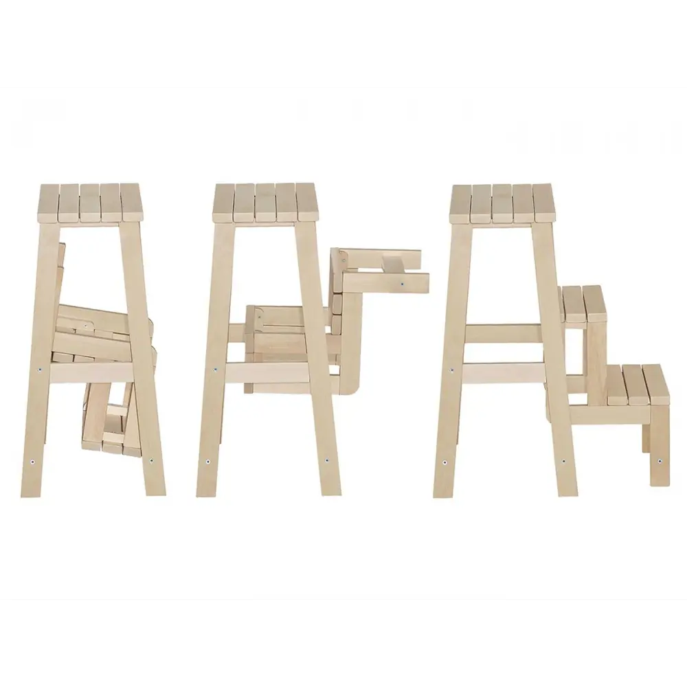 Фото 2 Табурет Элегия 45.5x61.6x31 см массив дерева цвет натуральный, лак