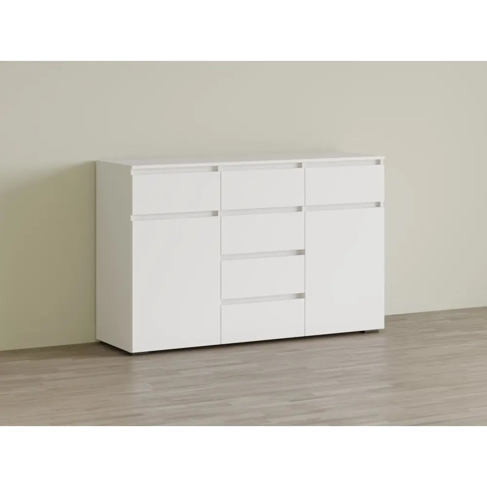Фото 8 Комод Правила мебели xелен 6 ящиков 150.2x46x95.8 см ЛДСП цвет белый