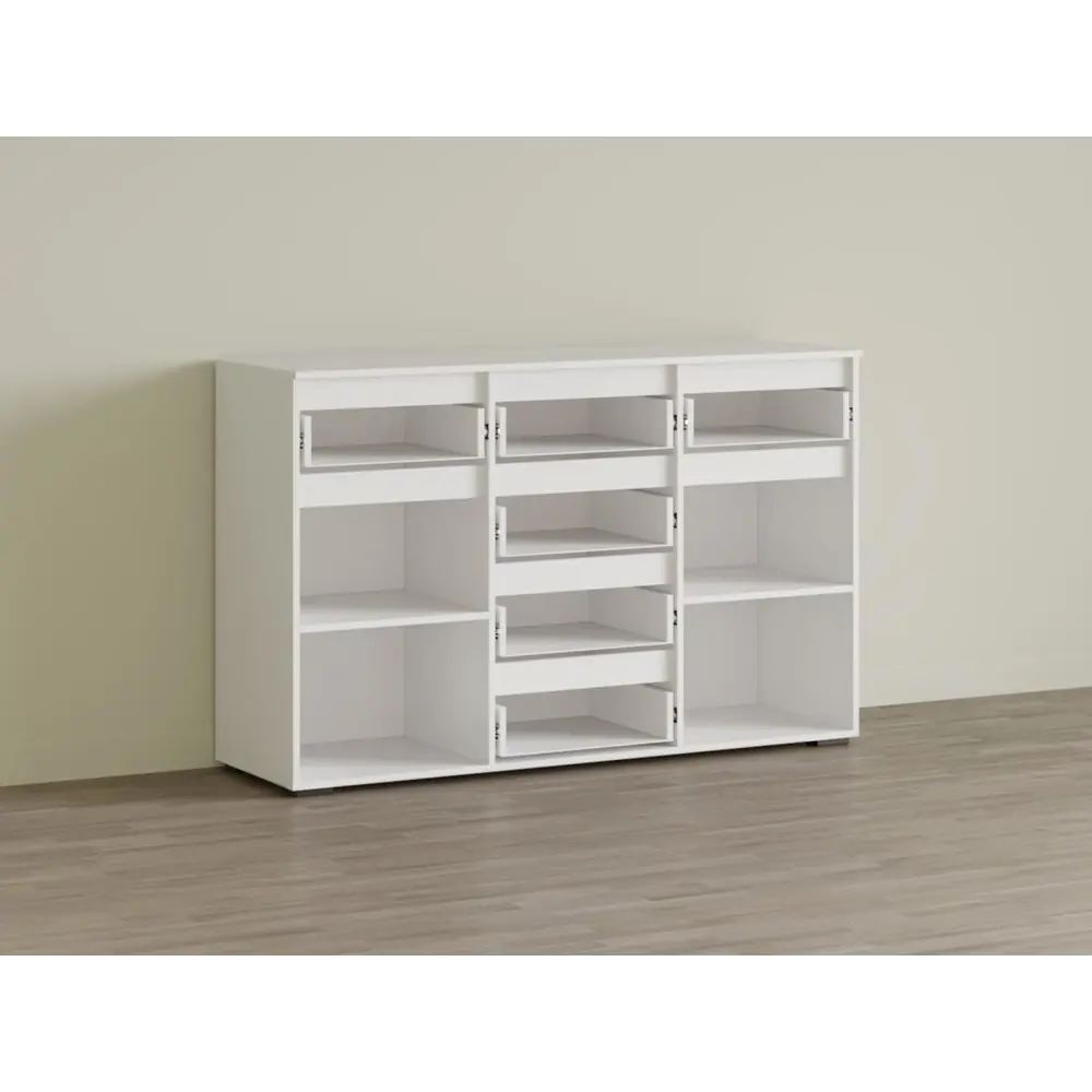 Фото 10 Комод Правила мебели xелен 6 ящиков 150.2x46x95.8 см ЛДСП цвет белый