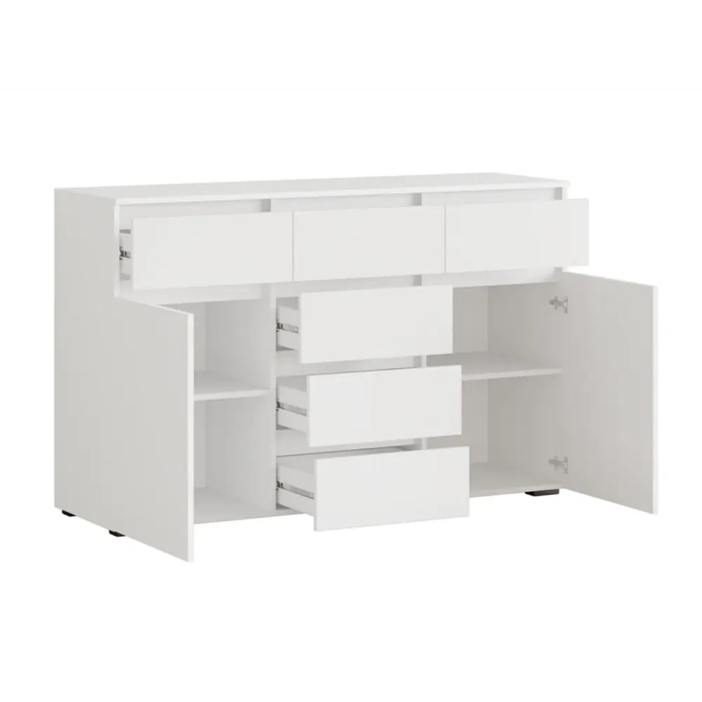 Фото 2 Комод Правила мебели xелен 6 ящиков 150.2x46x95.8 см ЛДСП цвет белый