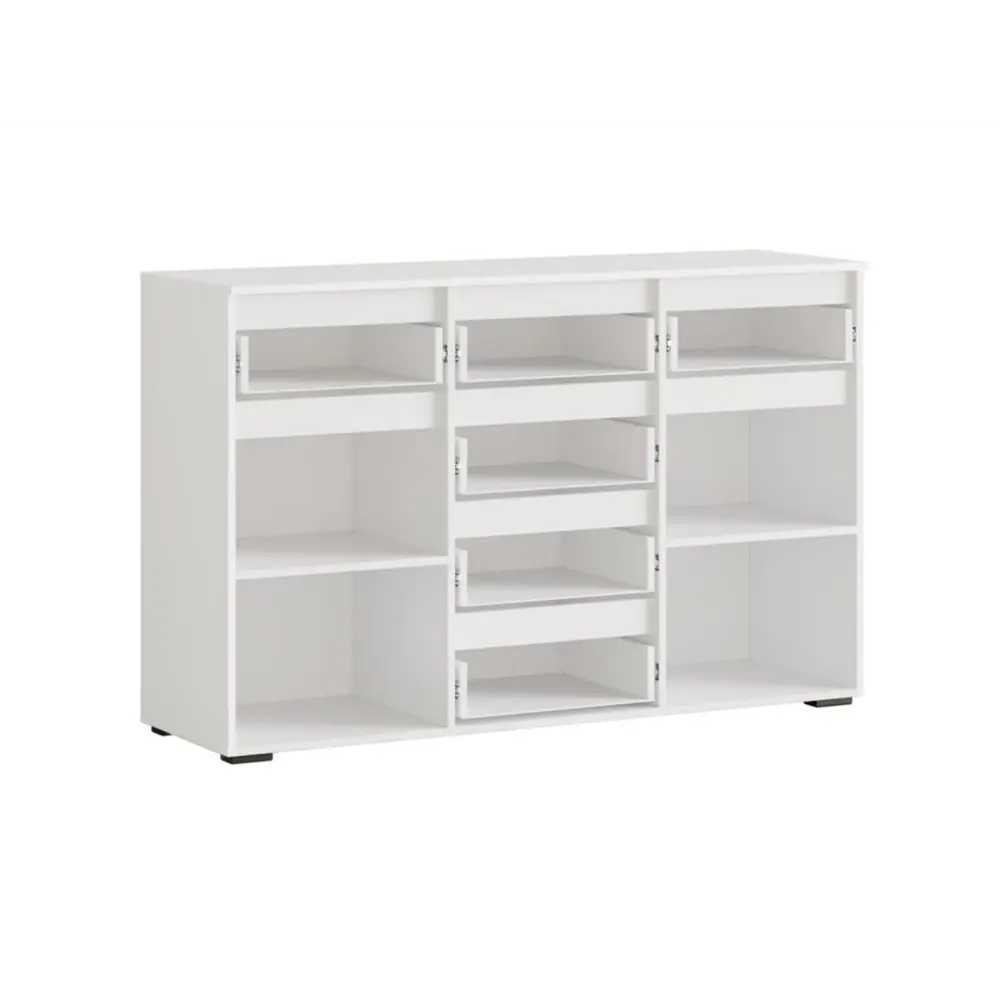 Фото 3 Комод Правила мебели xелен 6 ящиков 150.2x46x95.8 см ЛДСП цвет белый