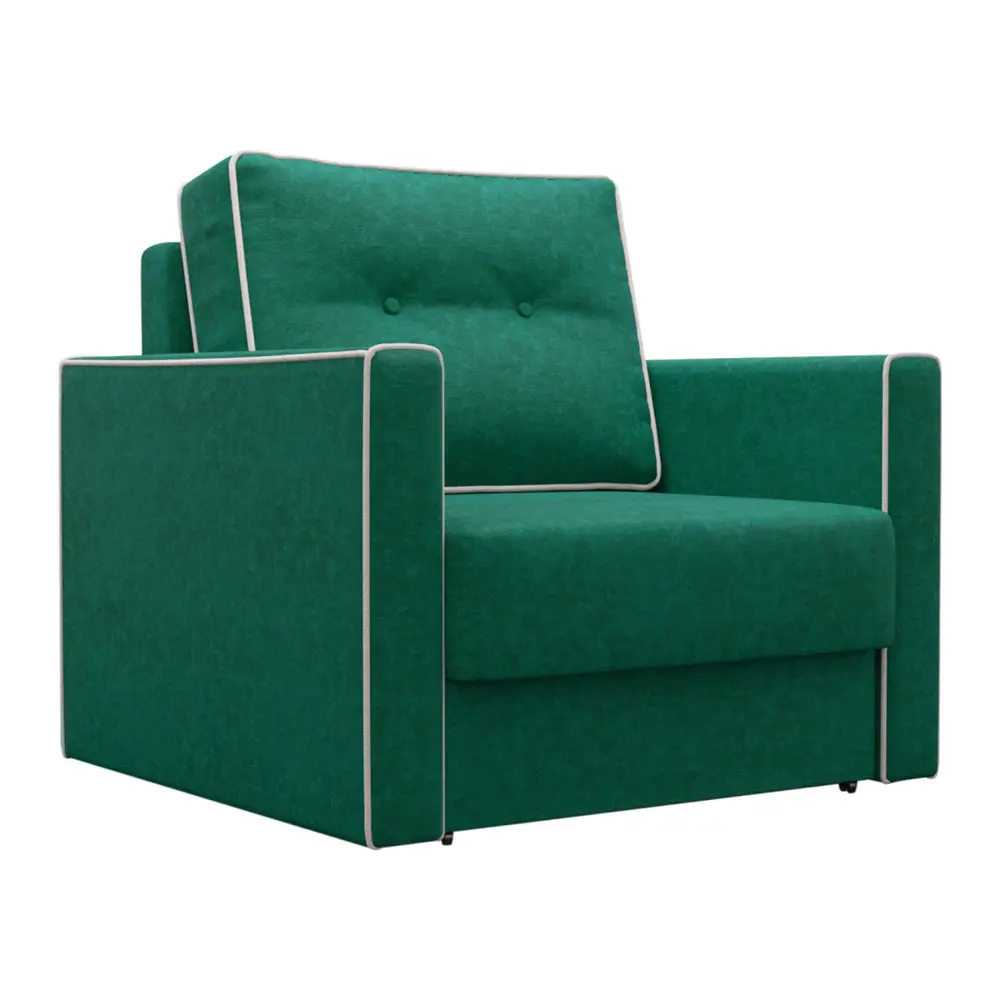 Фото Кресло Правила мебели Лагос 97x95x93 см велюр цвет зеленый/велюр Фото Кресло Правила мебели Лагос 97x95x93 см велюр цвет зеленый/велюр