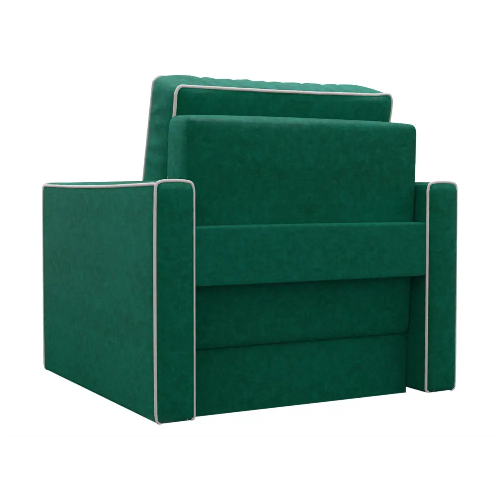 Фото 5 Кресло Правила мебели Лагос 97x95x93 см велюр цвет зеленый/велюр Фото 5 Кресло Правила мебели Лагос 97x95x93 см велюр цвет зеленый/велюр