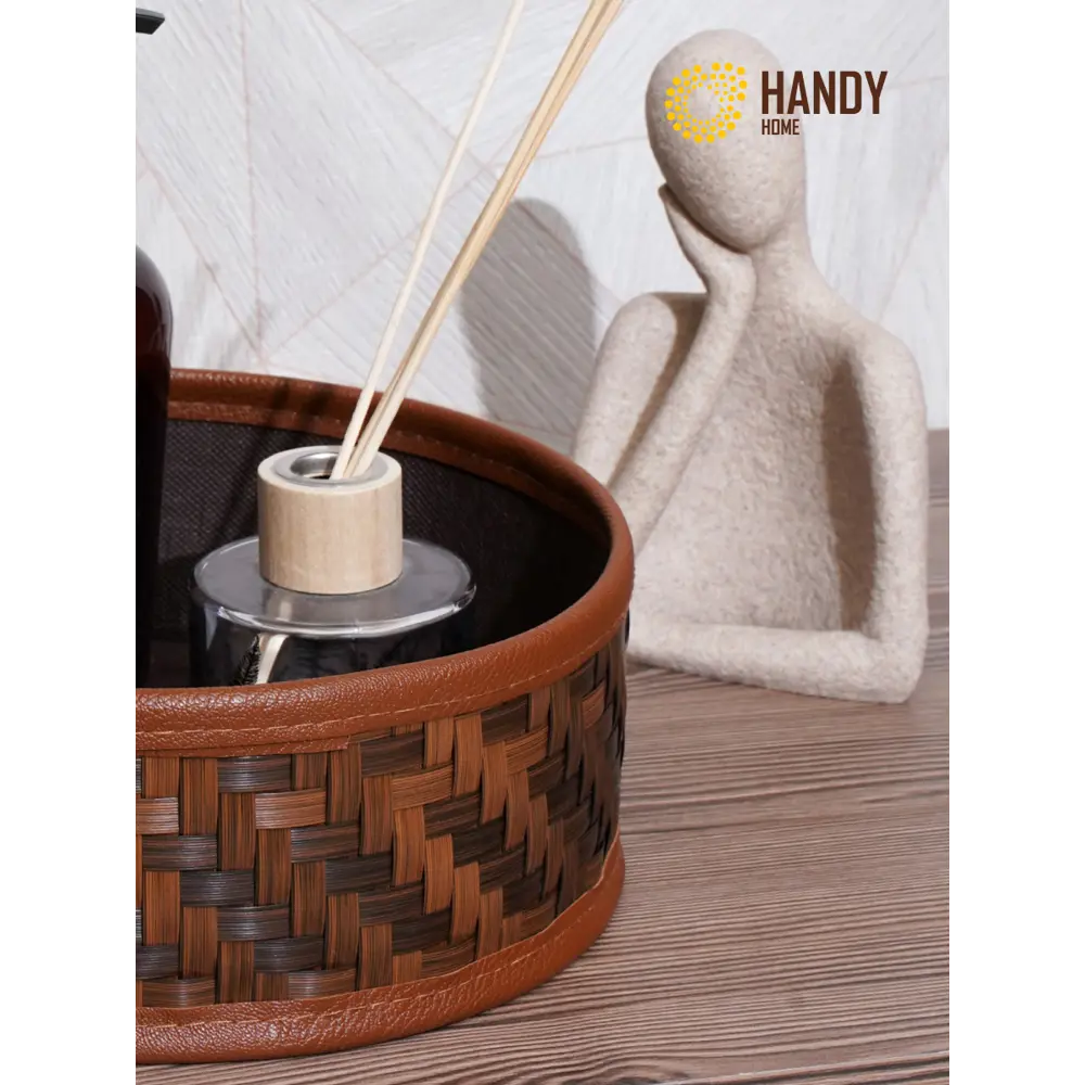 Фото 2 Корзина для хранения Handy home Фореста 25x10x25 см бамбук цвет коричневый Фото 2 Корзина для хранения Handy home Фореста 25x10x25 см бамбук цвет коричневый