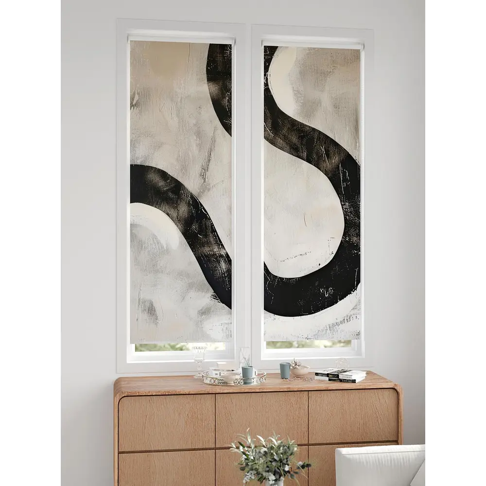 Фото Рулонная штора блэкаут At Home НокретAT785131057, 57x170см, цвет бежевый, серый Фото Рулонная штора блэкаут At Home НокретAT785131057, 57x170см, цвет бежевый, серый