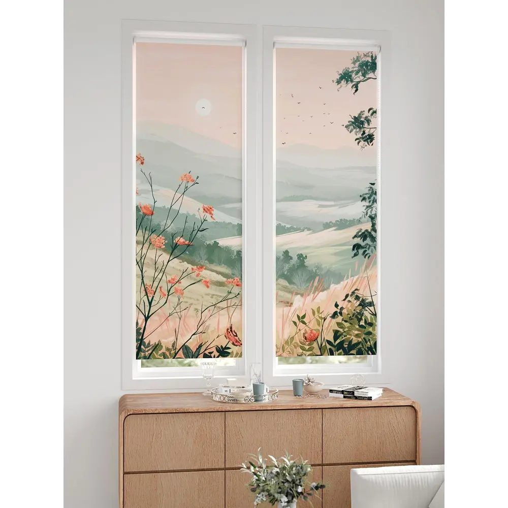 Фото 5 Рулонная штора блэкаут At Home НокретAT785139057, 57x170см, цвет зеленый, розовый Фото 5 Рулонная штора блэкаут At Home НокретAT785139057, 57x170см, цвет зеленый, розовый