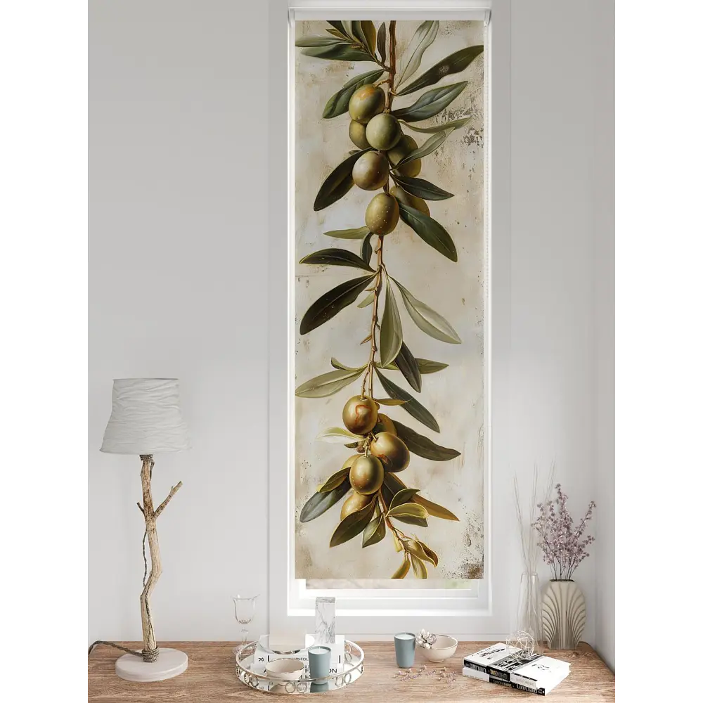 Фото 5 Рулонная штора блэкаут At Home НокретAT785013057, 57x170см, цвет бежевый, зеленый Фото 5 Рулонная штора блэкаут At Home НокретAT785013057, 57x170см, цвет бежевый, зеленый