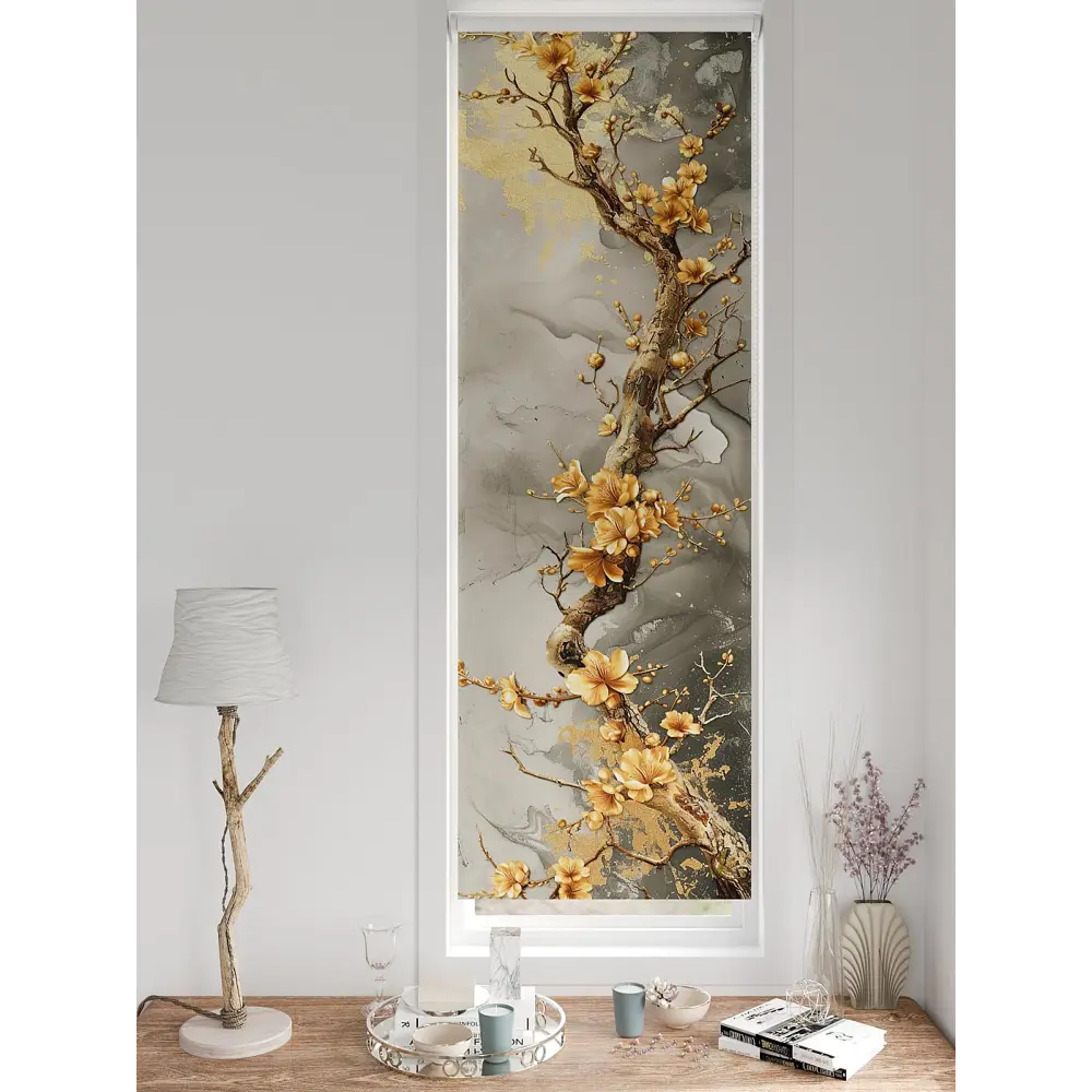 Фото 7 Рулонная штора блэкаут At Home НокретAT785032057, 57x170см, цвет белый, серый, золотой Фото 7 Рулонная штора блэкаут At Home НокретAT785032057, 57x170см, цвет белый, серый, золотой