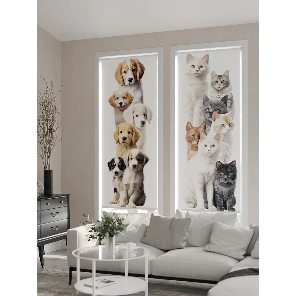Фото 3 Рулонная штора At Home AT784104068, 68x170см, цвет бежевый, белый, коричневый, серый Фото 3 Рулонная штора At Home AT784104068, 68x170см, цвет бежевый, белый, коричневый, серый