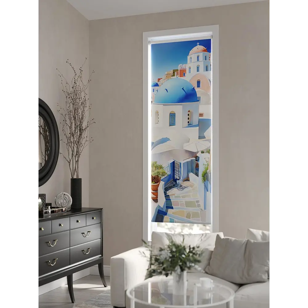 Фото 7 Рулонная штора At Home AT784133057, 57x170см, цвет белый, синий Фото 7 Рулонная штора At Home AT784133057, 57x170см, цвет белый, синий