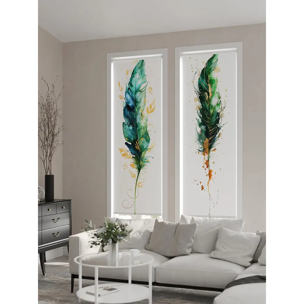 Фото 10 Рулонная штора At Home AT784027057, 57x170см, цвет белый, зеленый, бирюзовый Фото 10 Рулонная штора At Home AT784027057, 57x170см, цвет белый, зеленый, бирюзовый