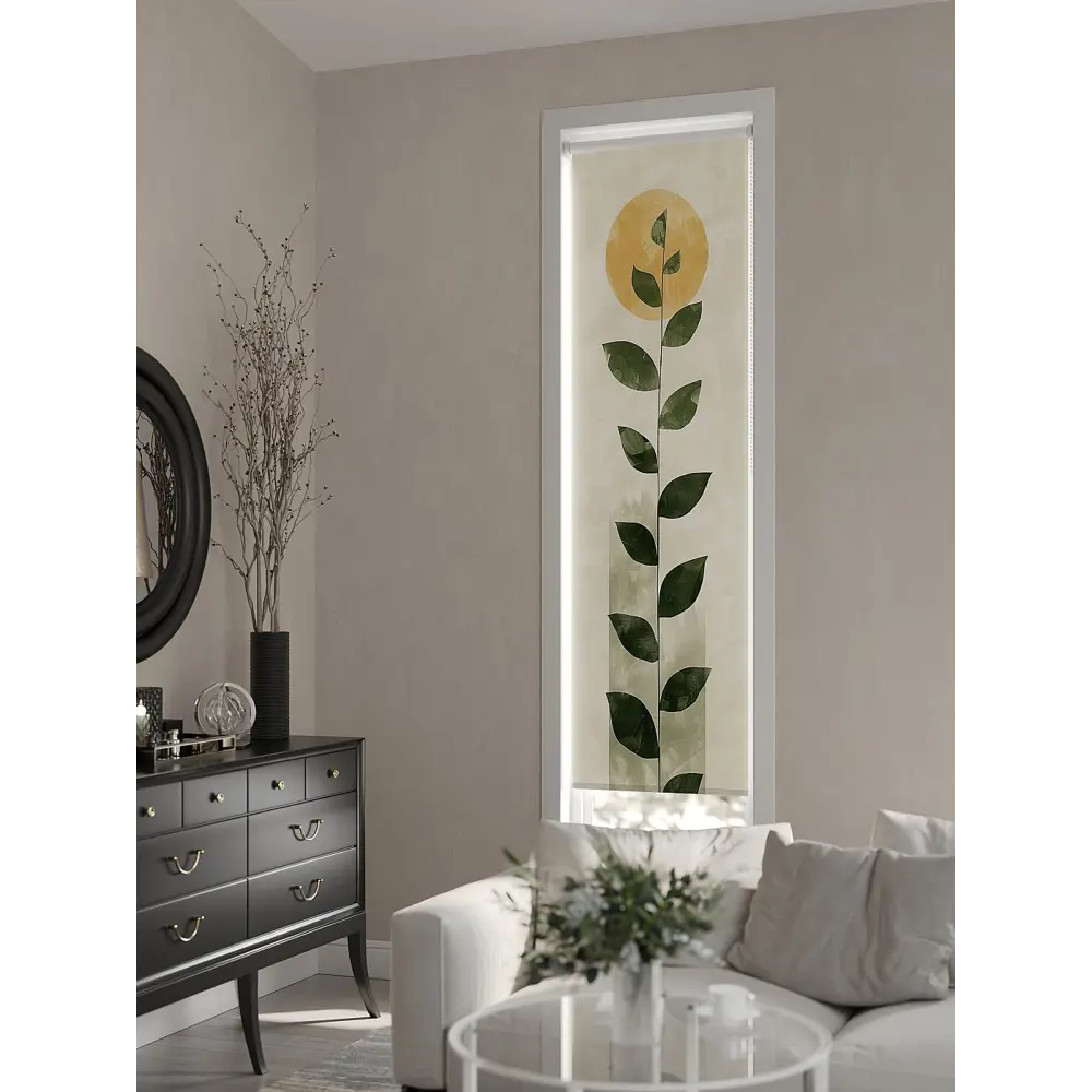 Фото Рулонная штора At Home AT784008047, 47x170см, цвет бежевый, зеленый, желтый, оранжевый Фото Рулонная штора At Home AT784008047, 47x170см, цвет бежевый, зеленый, желтый, оранжевый