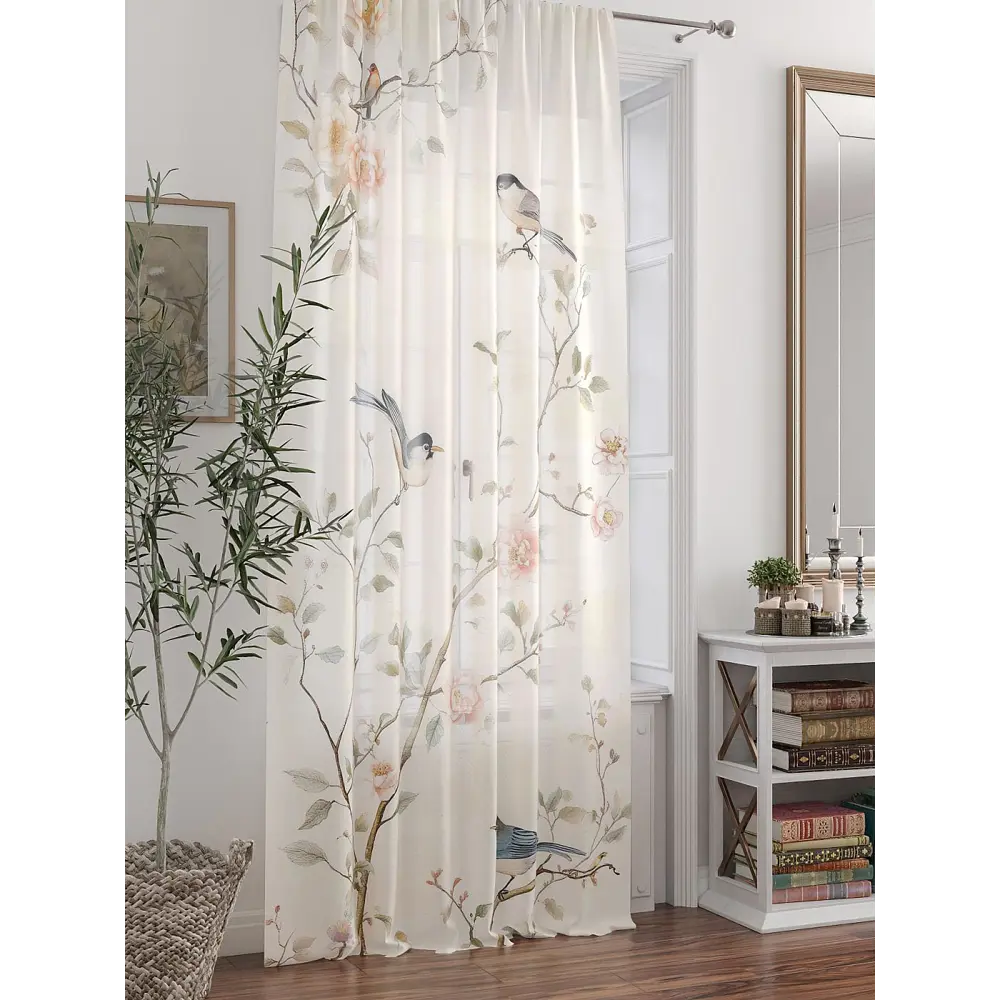 Фото 4 Тюль At home Базовая коллекция AT588283 на шторной ленте 250x150 см цвет бежевый Фото 4 Тюль At home Базовая коллекция AT588283 на шторной ленте 250x150 см цвет бежевый