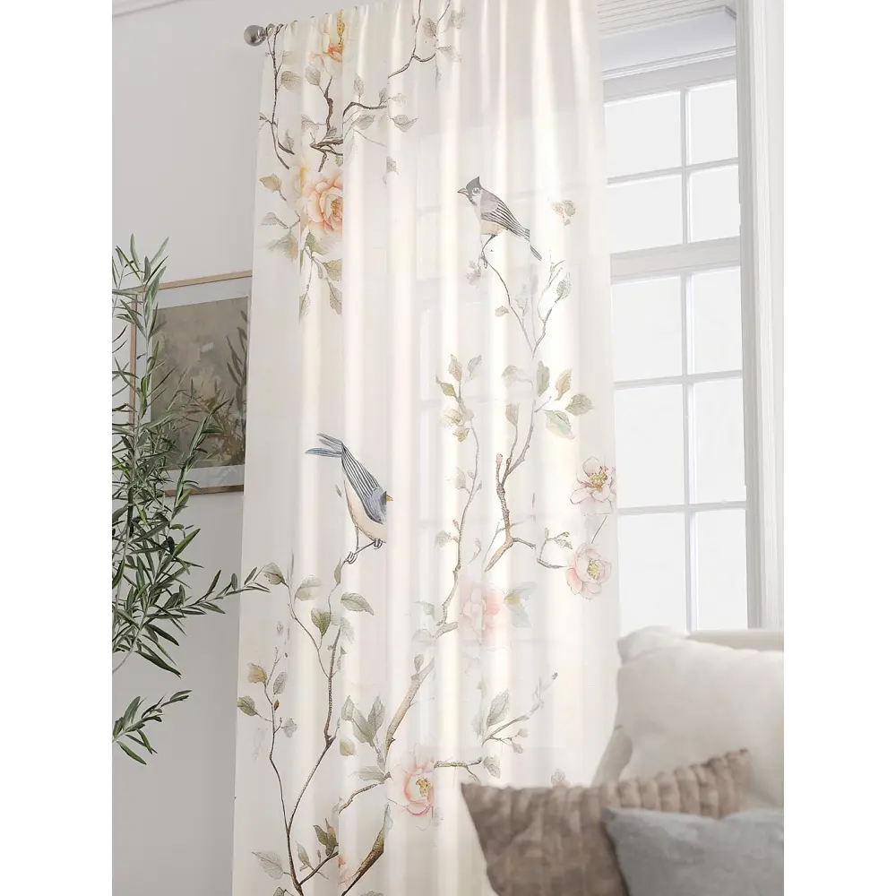 Фото 8 Тюль At home Базовая коллекция AT588283 на шторной ленте 250x150 см цвет бежевый Фото 8 Тюль At home Базовая коллекция AT588283 на шторной ленте 250x150 см цвет бежевый