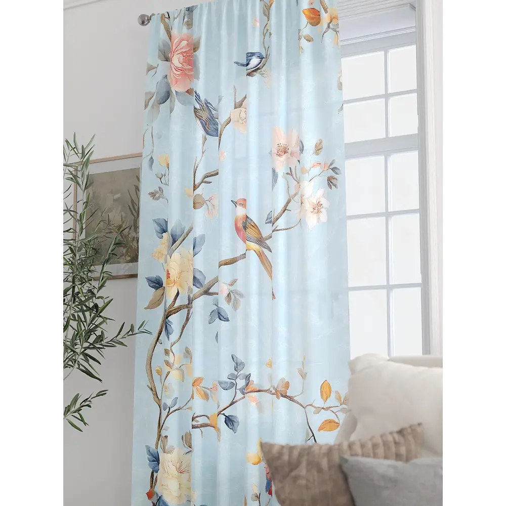 Фото 8 Тюль At home Базовая коллекция AT588286 на шторной ленте 250x150 см цвет бежевый Фото 8 Тюль At home Базовая коллекция AT588286 на шторной ленте 250x150 см цвет бежевый