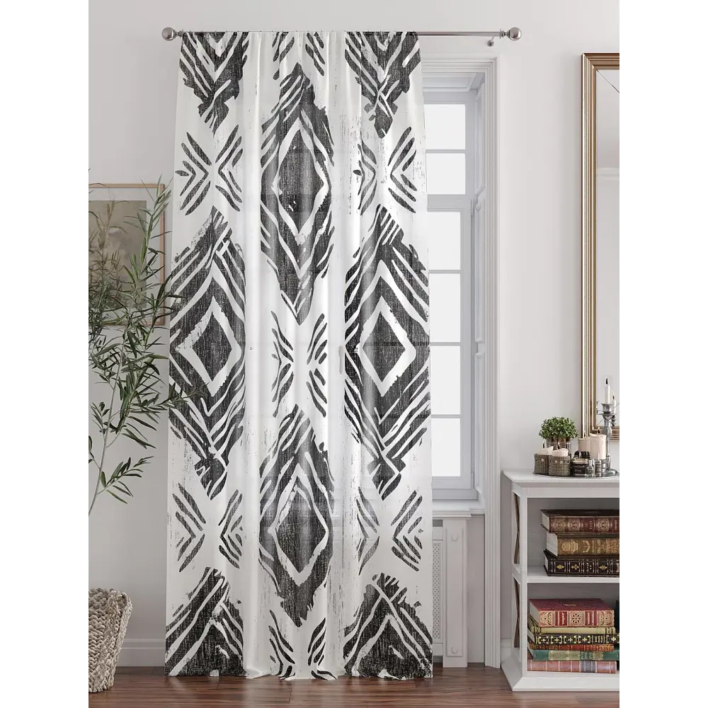 Фото Тюль At home Базовая коллекция AT588298 на шторной ленте 250x150 см цвет белый Фото Тюль At home Базовая коллекция AT588298 на шторной ленте 250x150 см цвет белый