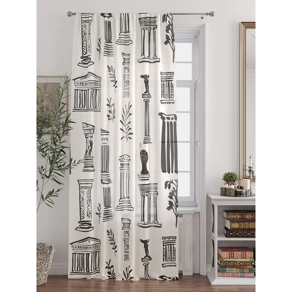 Фото 8 Тюль At home Базовая коллекция AT588314 на шторной ленте 250x150 см цвет серый Фото 8 Тюль At home Базовая коллекция AT588314 на шторной ленте 250x150 см цвет серый