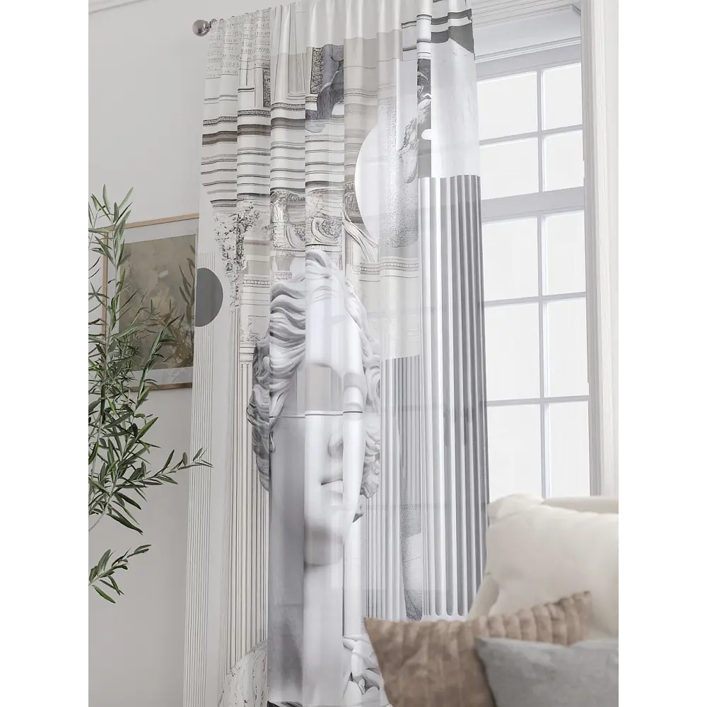 Фото 8 Тюль At home Базовая коллекция AT588316 на шторной ленте 250x150 см цвет бежевый Фото 8 Тюль At home Базовая коллекция AT588316 на шторной ленте 250x150 см цвет бежевый