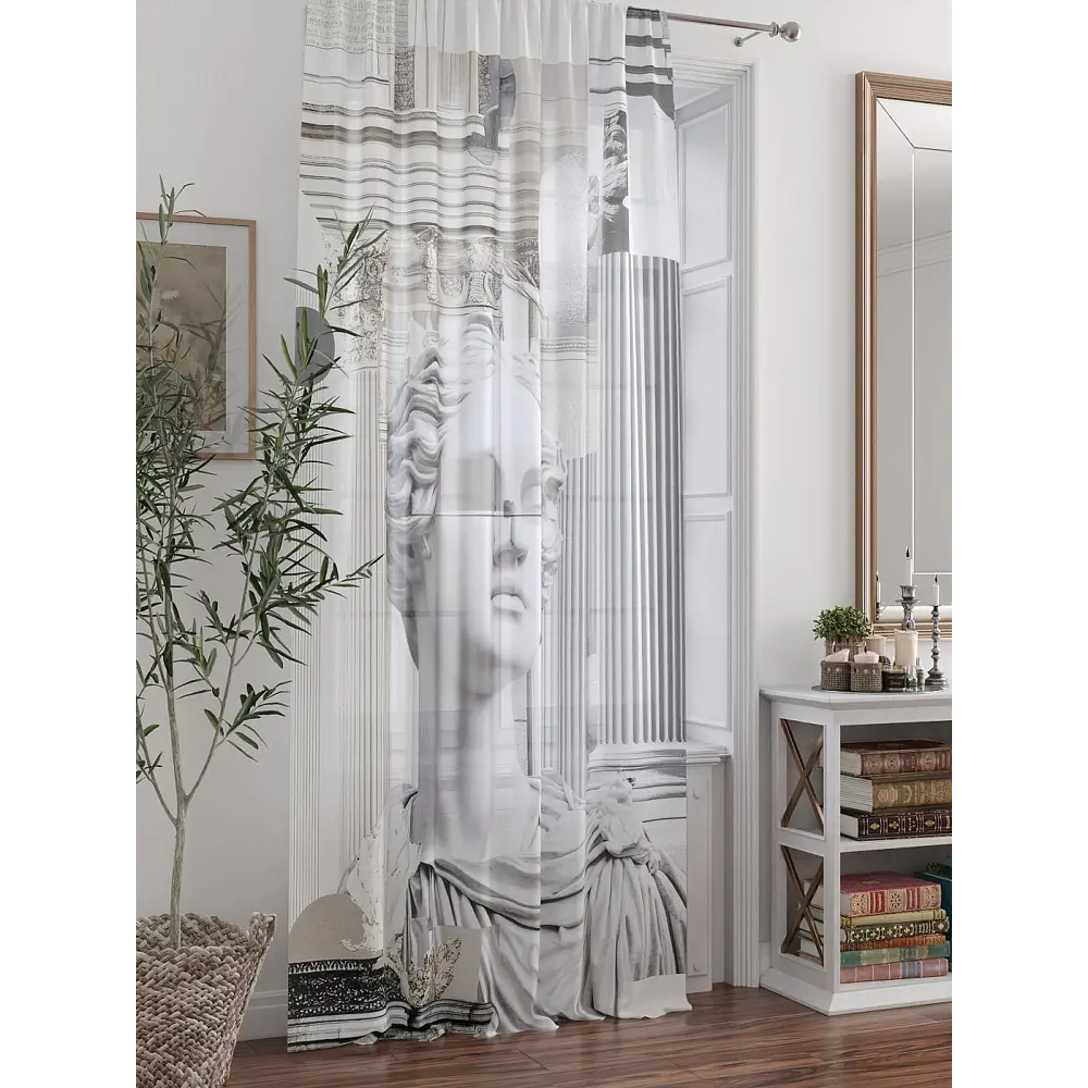 Фото 4 Тюль At home Базовая коллекция AT588316 на шторной ленте 250x150 см цвет бежевый Фото 4 Тюль At home Базовая коллекция AT588316 на шторной ленте 250x150 см цвет бежевый