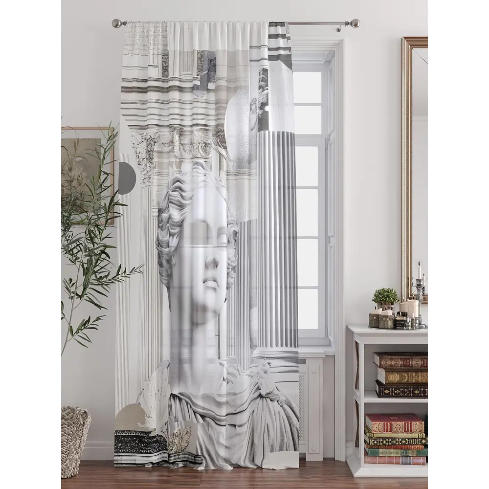 Фото 3 Тюль At home Базовая коллекция AT588316 на шторной ленте 250x150 см цвет бежевый Фото 3 Тюль At home Базовая коллекция AT588316 на шторной ленте 250x150 см цвет бежевый