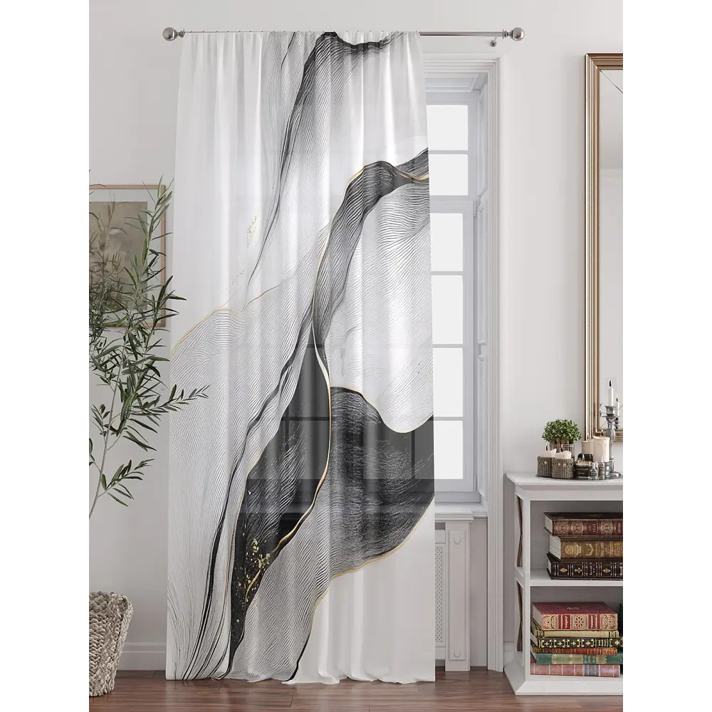 Фото 8 Тюль At home Базовая коллекция AT588317 на шторной ленте 250x150 см цвет белый Фото 8 Тюль At home Базовая коллекция AT588317 на шторной ленте 250x150 см цвет белый