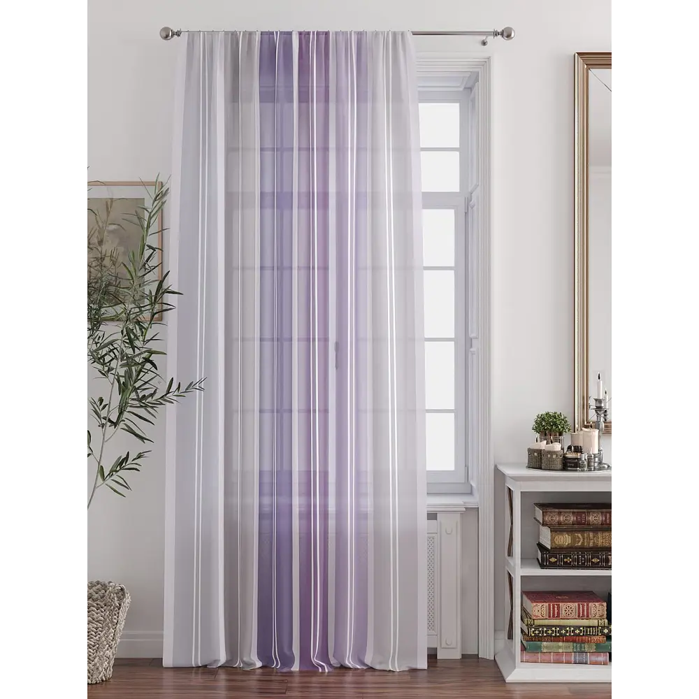Фото 4 Тюль At home Базовая коллекция AT588351 на шторной ленте 250x150 см цвет бежевый Фото 4 Тюль At home Базовая коллекция AT588351 на шторной ленте 250x150 см цвет бежевый