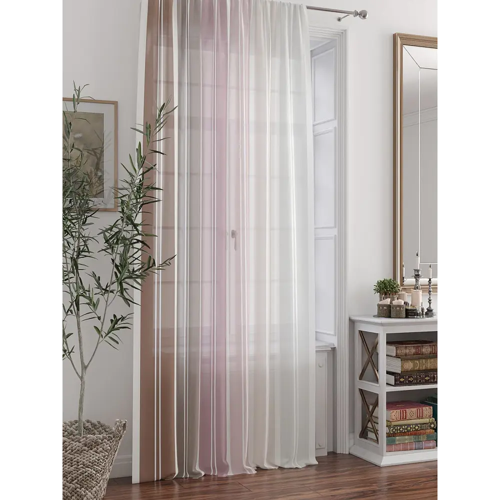 Фото 3 Тюль At home Базовая коллекция AT588353 на шторной ленте 250x150 см цвет бежевый Фото 3 Тюль At home Базовая коллекция AT588353 на шторной ленте 250x150 см цвет бежевый