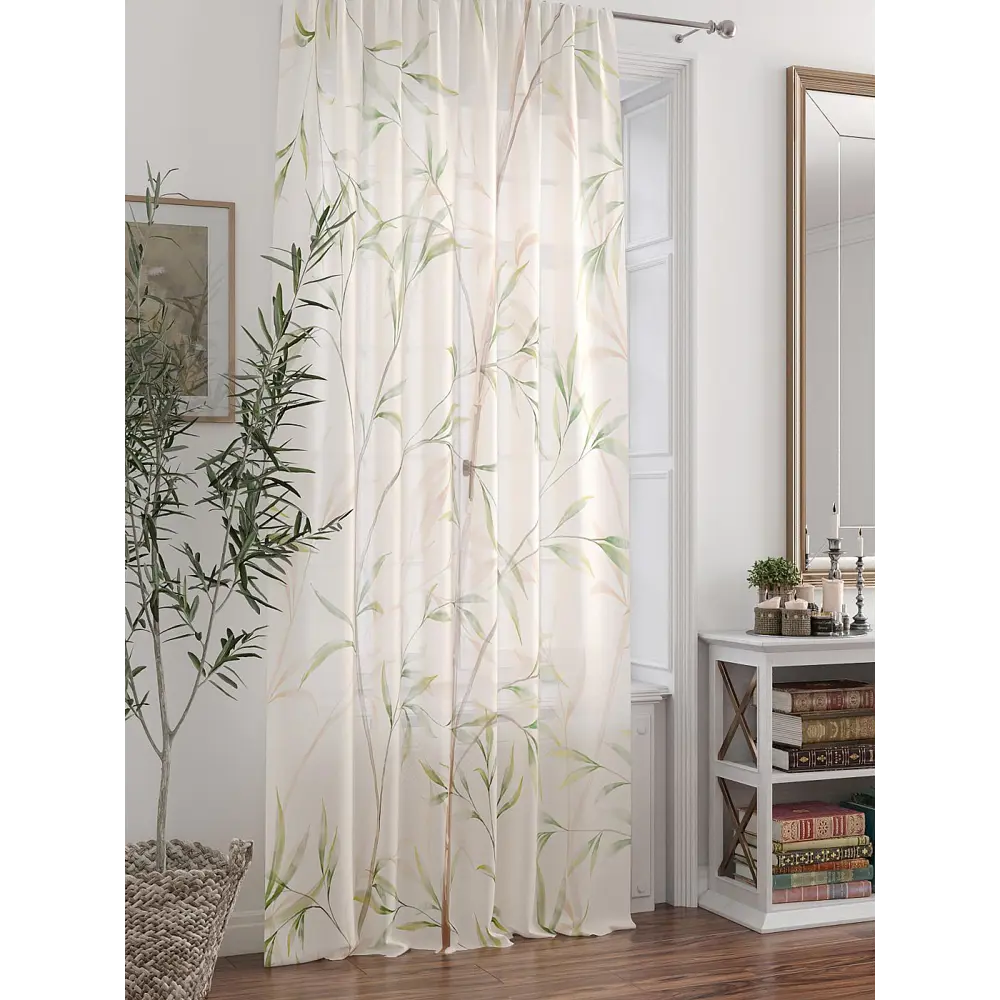 Фото Тюль At home Базовая коллекция AT588380 на шторной ленте 250x150 см цвет бежевый Фото Тюль At home Базовая коллекция AT588380 на шторной ленте 250x150 см цвет бежевый