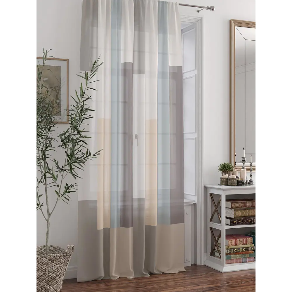 Фото 8 Тюль At home Базовая коллекция AT588395 на шторной ленте 250x150 см цвет серый Фото 8 Тюль At home Базовая коллекция AT588395 на шторной ленте 250x150 см цвет серый