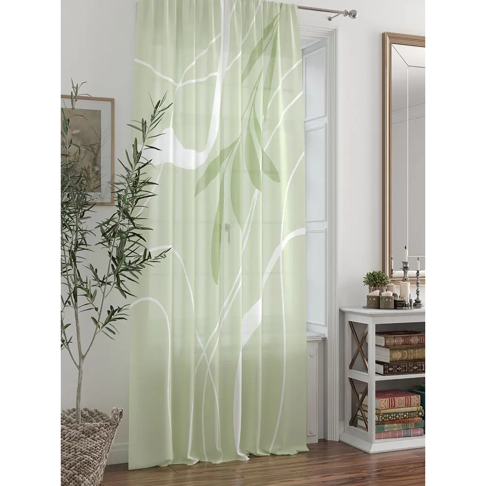 Фото 7 Тюль At home Базовая коллекция AT588193 на шторной ленте 250x150 см цвет белый Фото 7 Тюль At home Базовая коллекция AT588193 на шторной ленте 250x150 см цвет белый