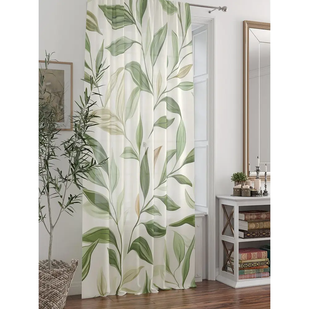 Фото 8 Тюль At home Базовая коллекция AT588214 на шторной ленте 250x150 см цвет бежевый Фото 8 Тюль At home Базовая коллекция AT588214 на шторной ленте 250x150 см цвет бежевый