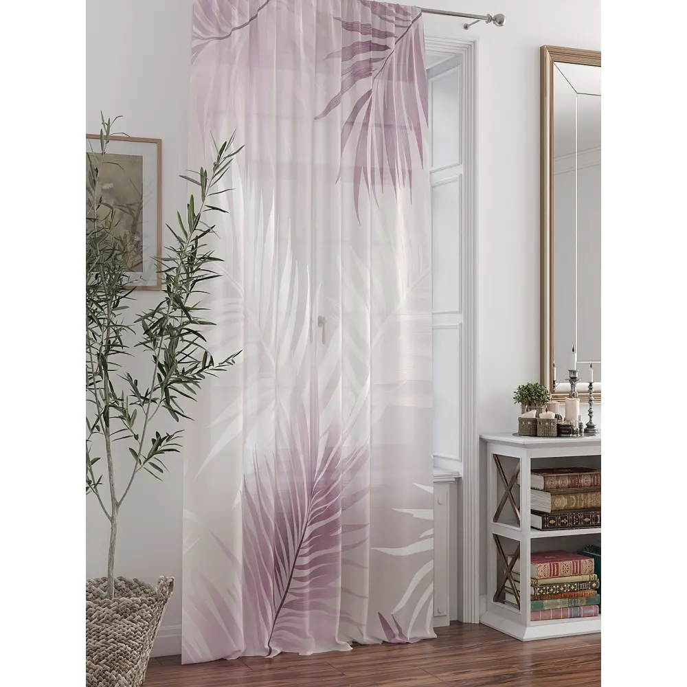 Фото 3 Тюль At home Базовая коллекция AT588215 на шторной ленте 250x150 см цвет бежевый Фото 3 Тюль At home Базовая коллекция AT588215 на шторной ленте 250x150 см цвет бежевый